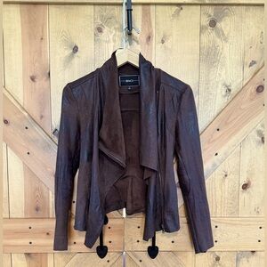 Brown leather jacket